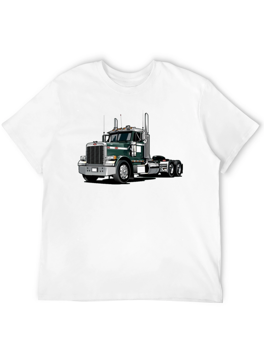 Trucker Style Black T-Shirt