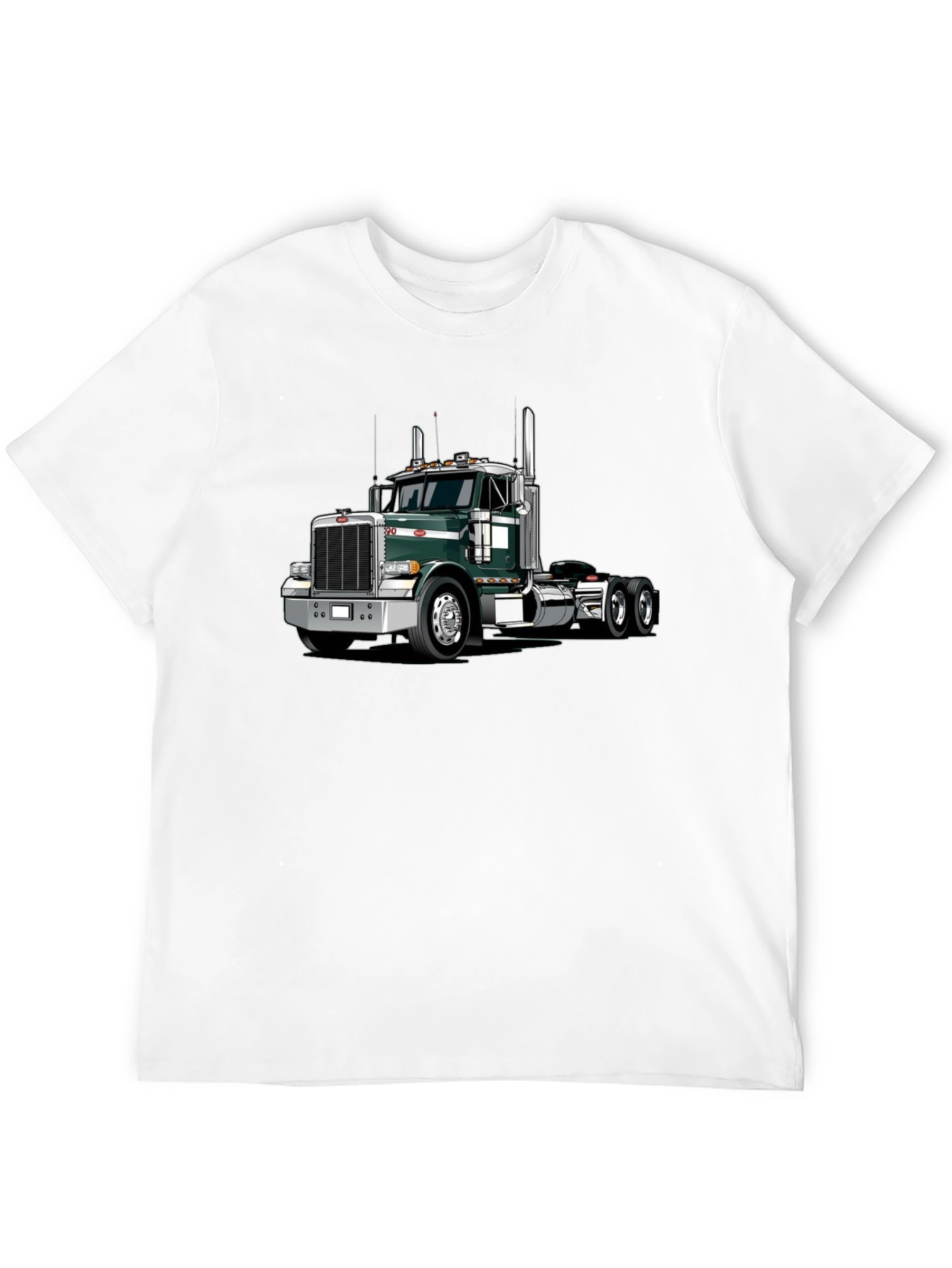 Trucker Style Black T-Shirt
