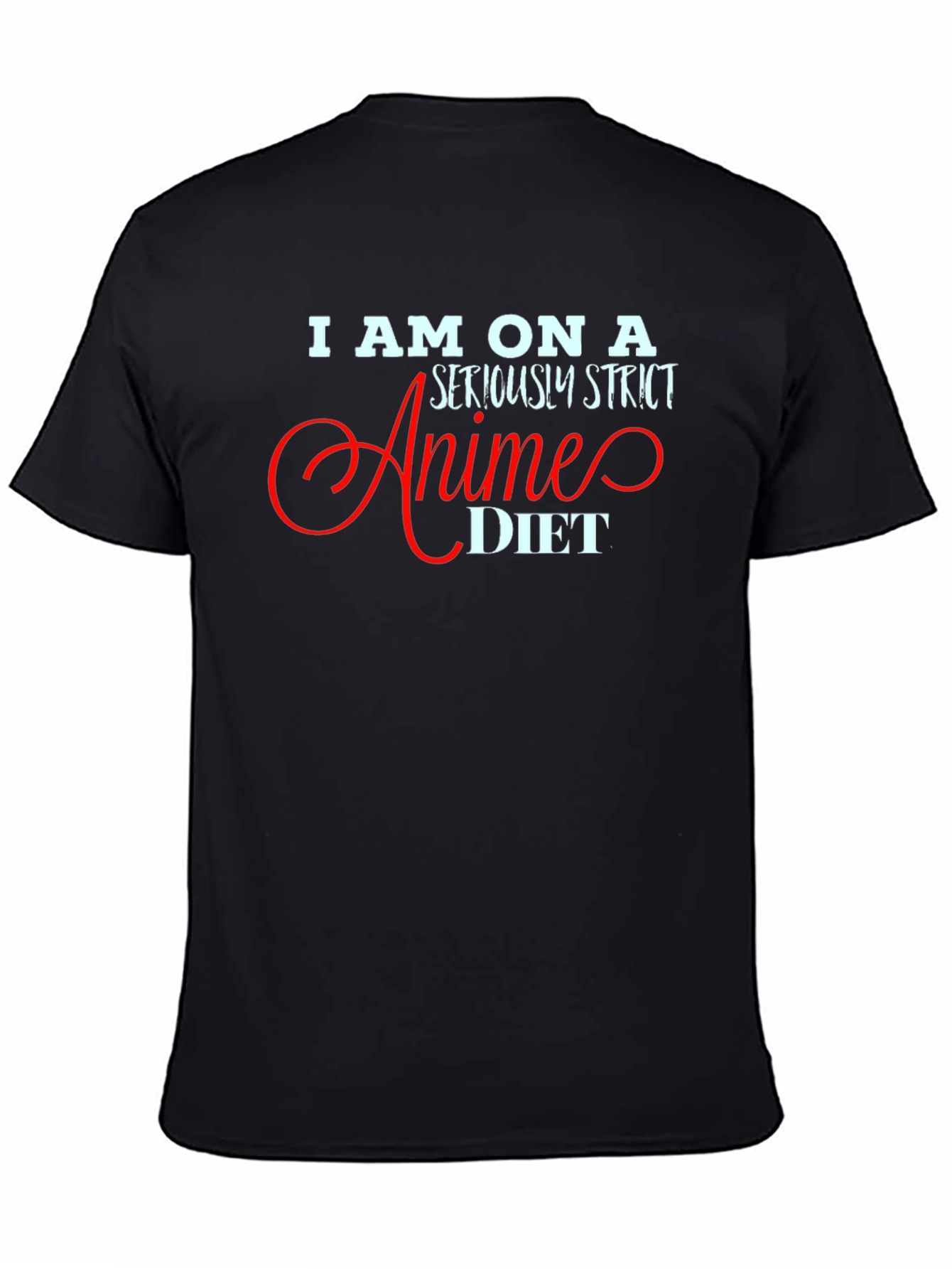 Anime Diet T-Shirt - Funny Graphic Tee for Anime Lovers