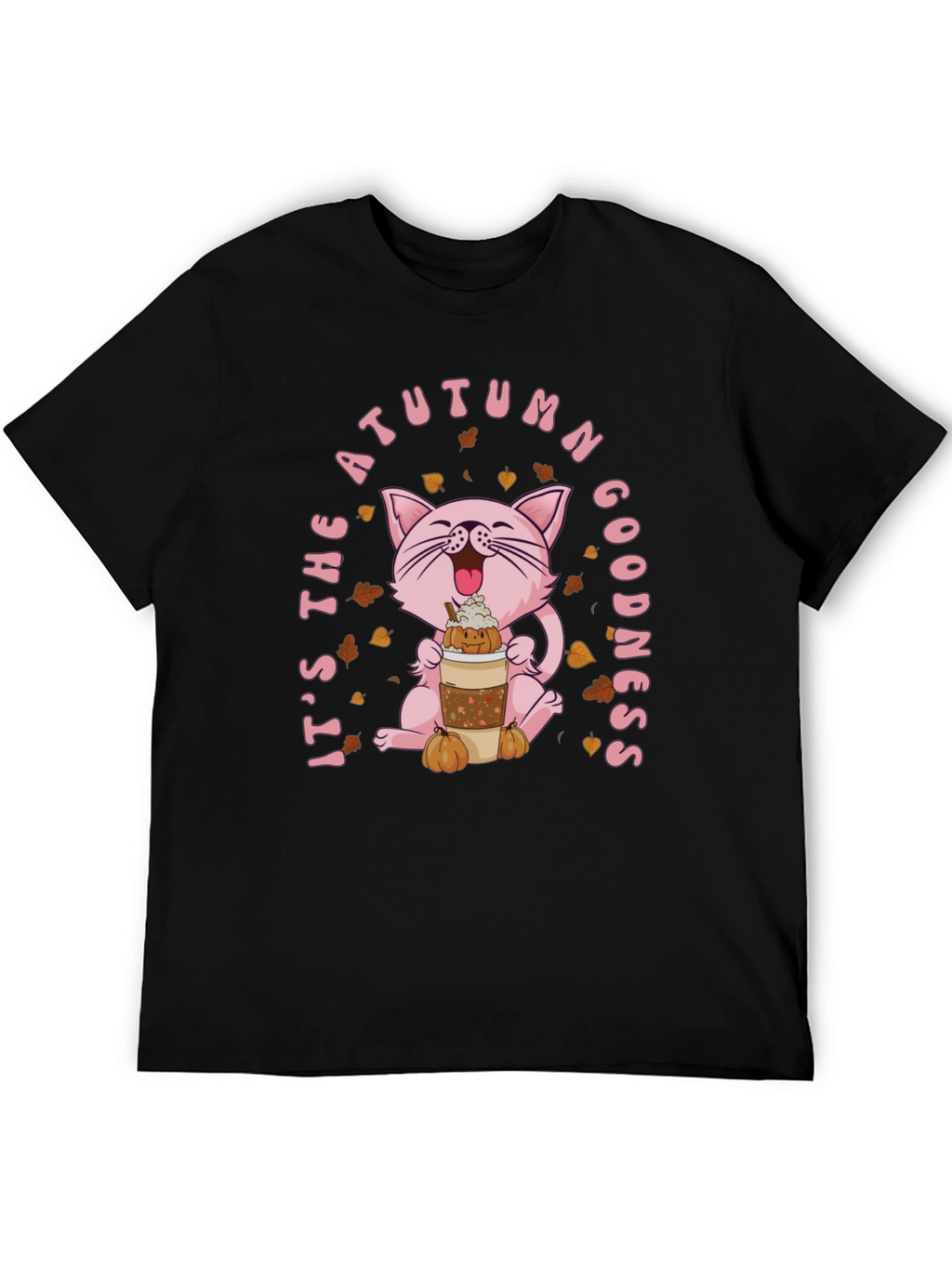 Autumn Goodness Cat T-Shirt