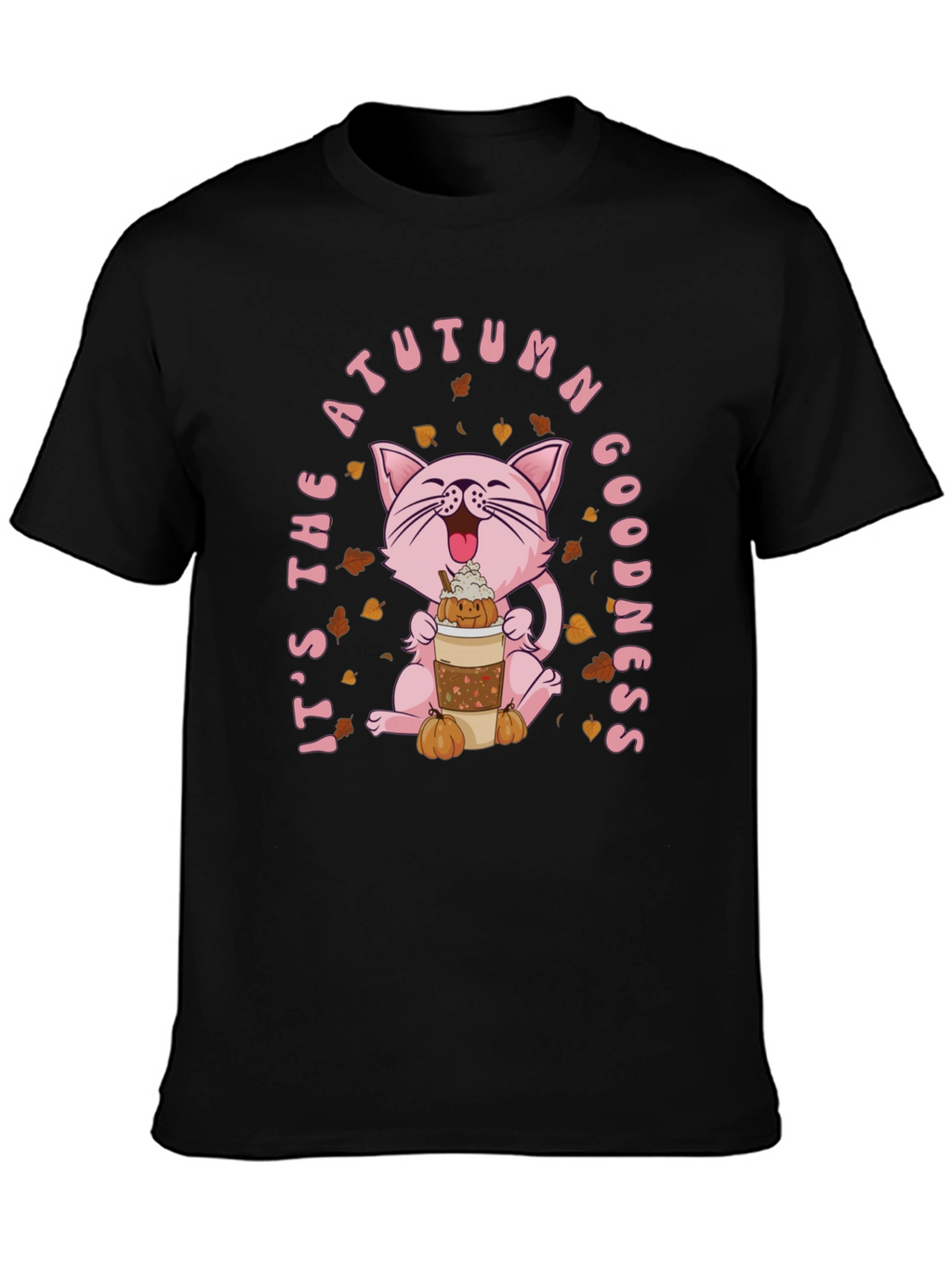 Autumn Goodness Cat T-Shirt