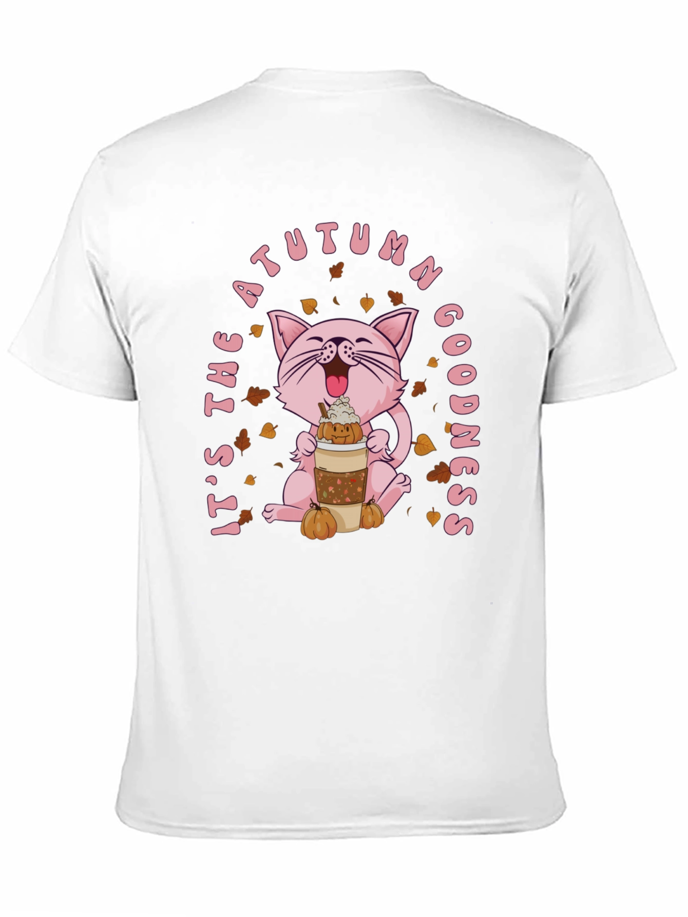 Autumn Goodness Cat T-Shirt