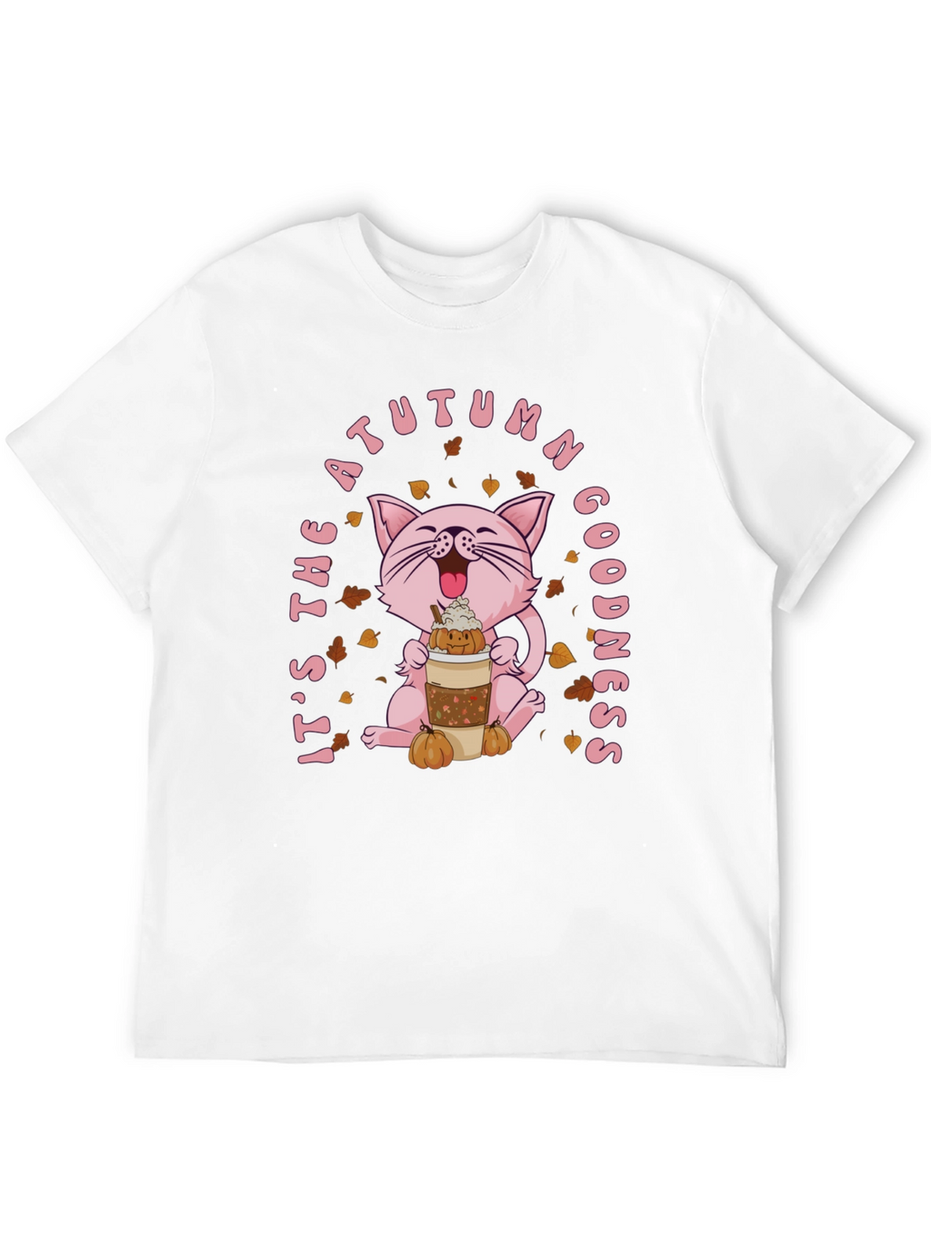 Autumn Goodness Cat T-Shirt