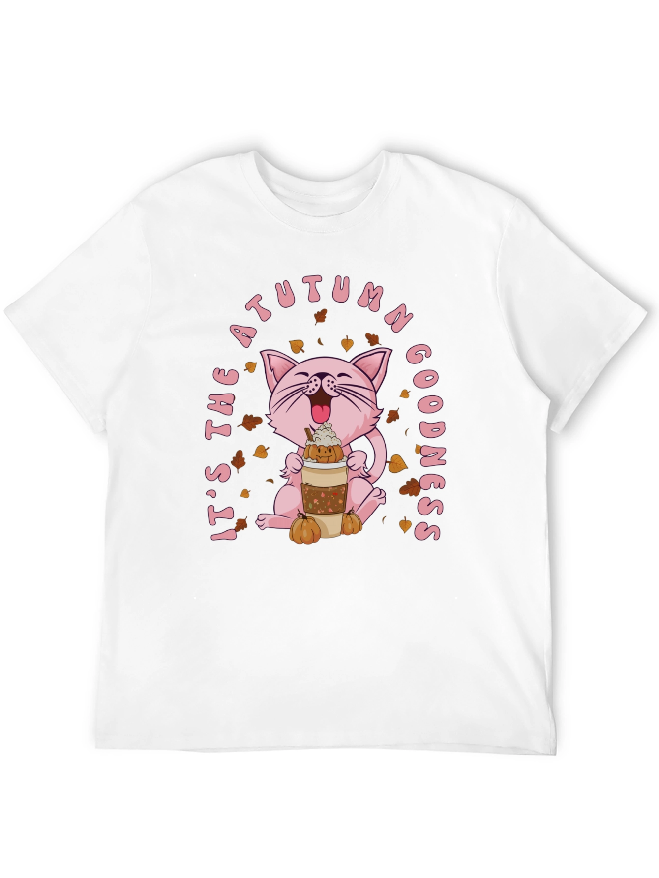 Autumn Goodness Cat T-Shirt