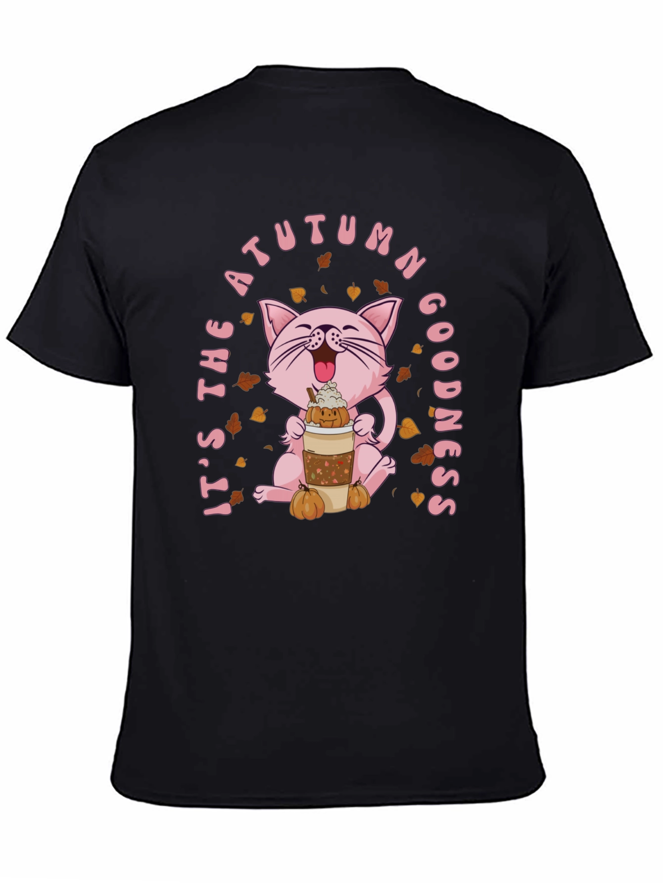 Autumn Goodness Cat T-Shirt