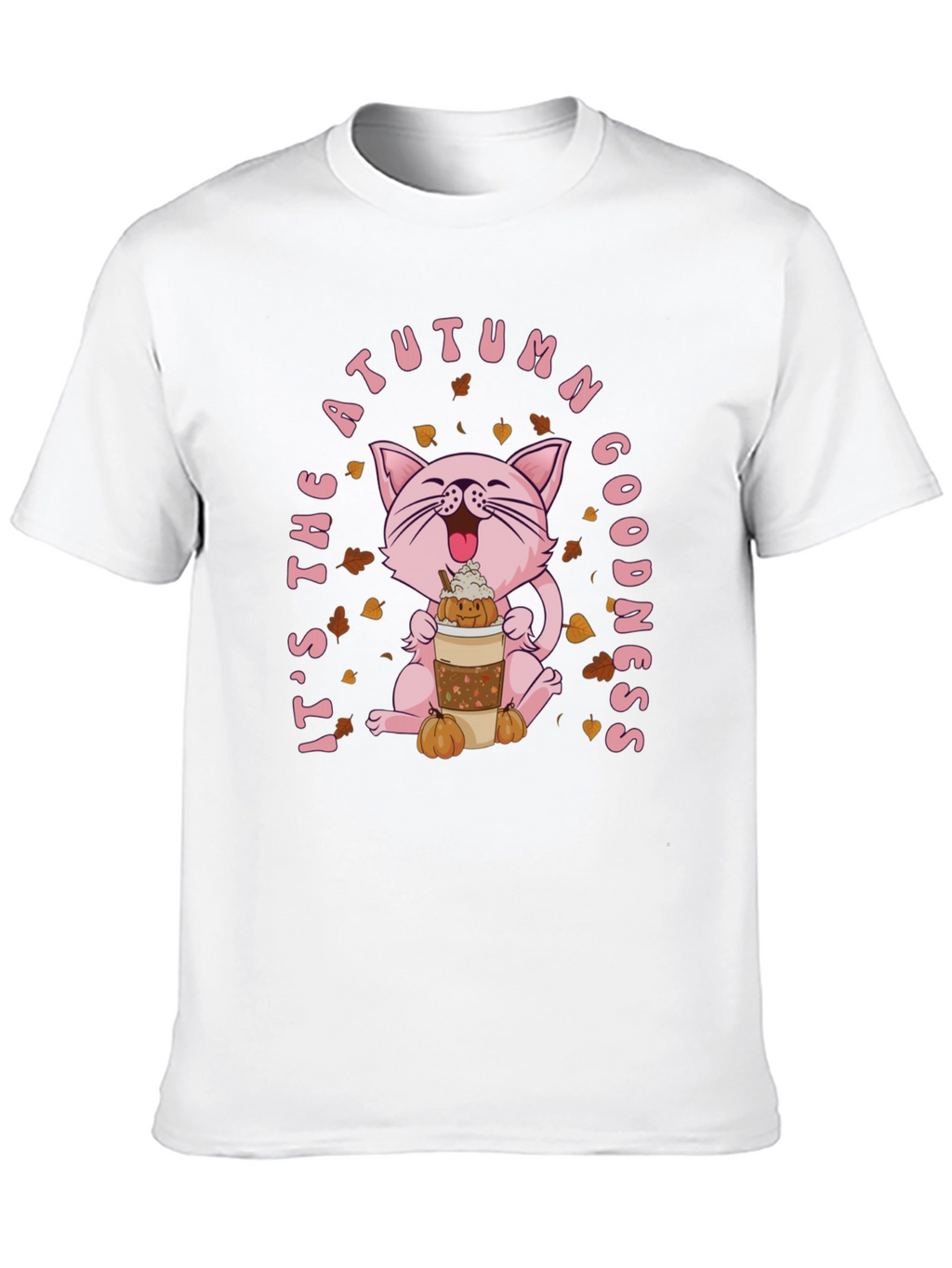 Autumn Goodness Cat T-Shirt