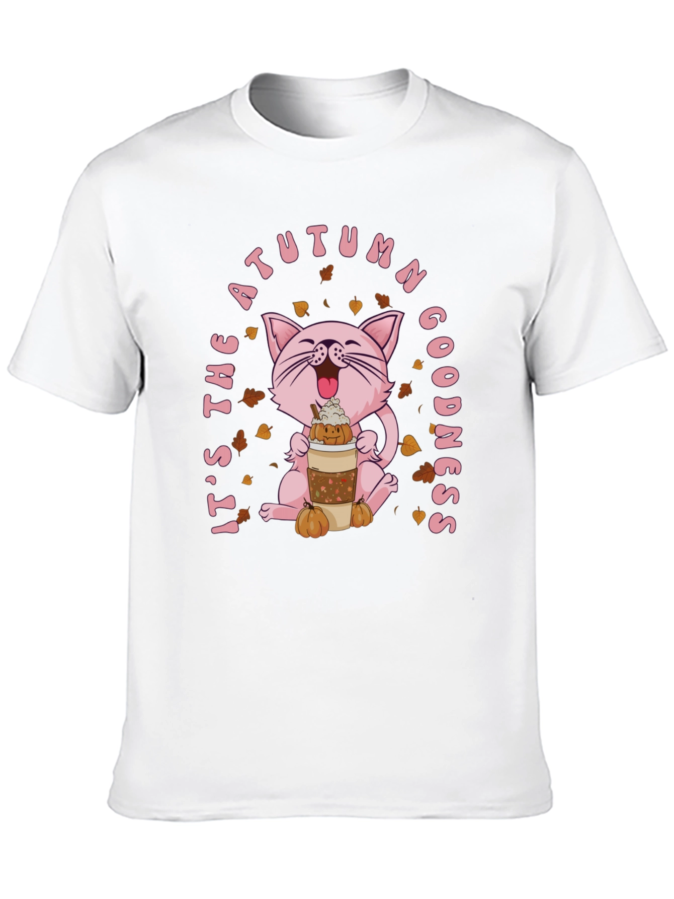 Autumn Goodness Cat T-Shirt