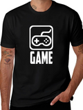 Gamer Style T-Shirt - Black Graphic Tee