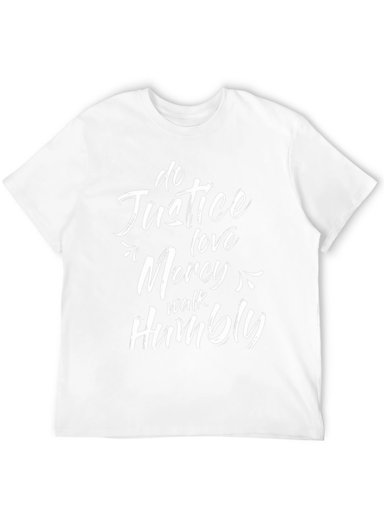 Justice Love Mercy Humility Black T-Shirt