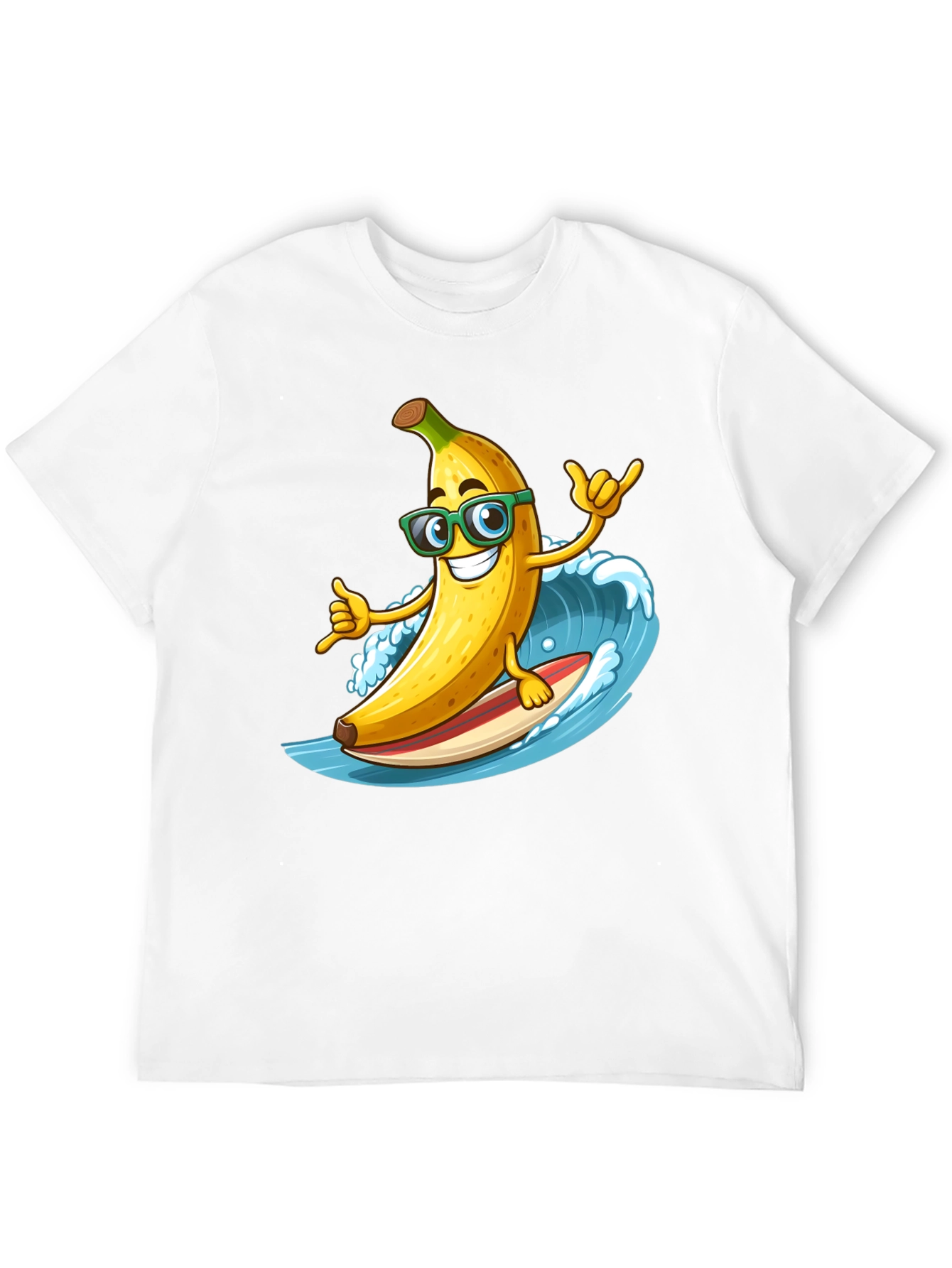 Surfing Banana T-Shirt - Hang Loose!