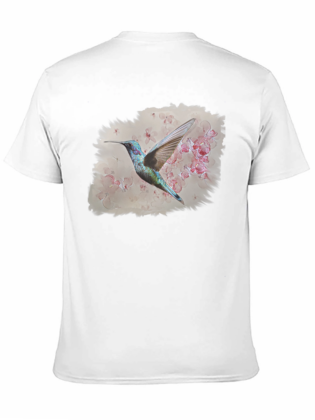 Hummingbird Floral Graphic T-Shirt