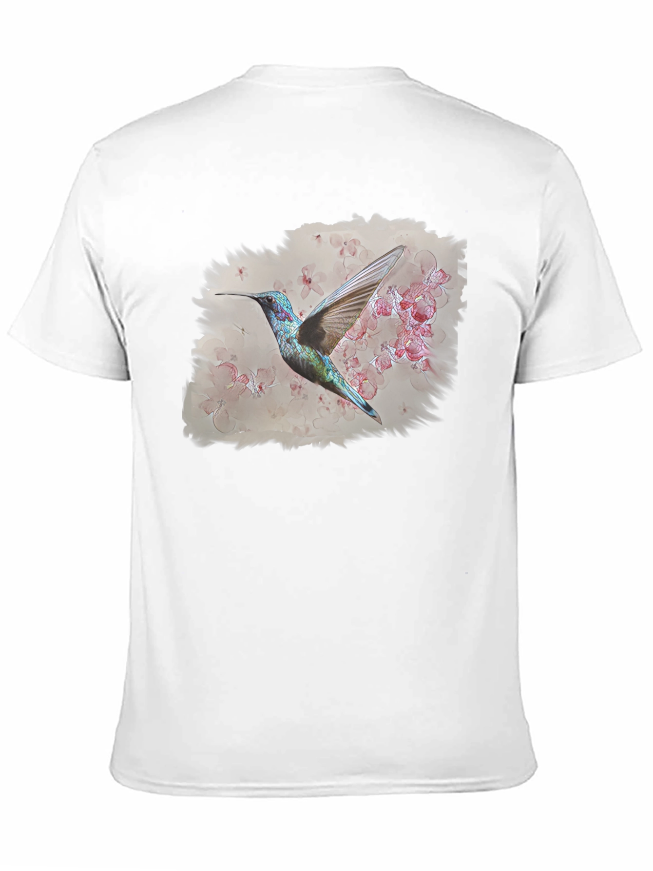 Hummingbird Floral Graphic T-Shirt
