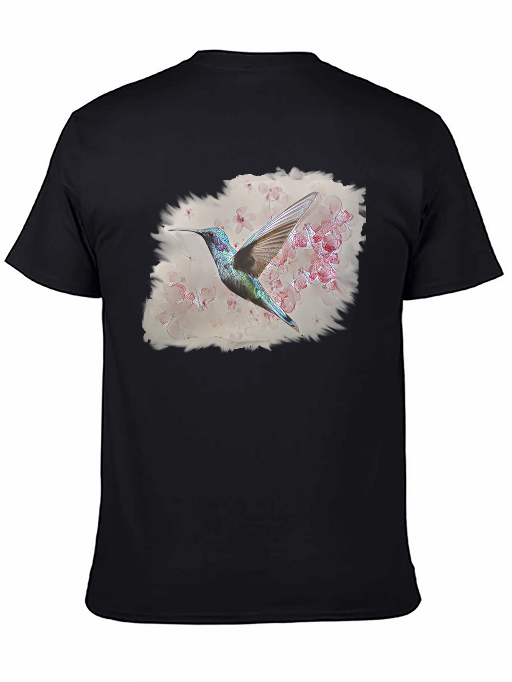 Hummingbird Floral Graphic T-Shirt