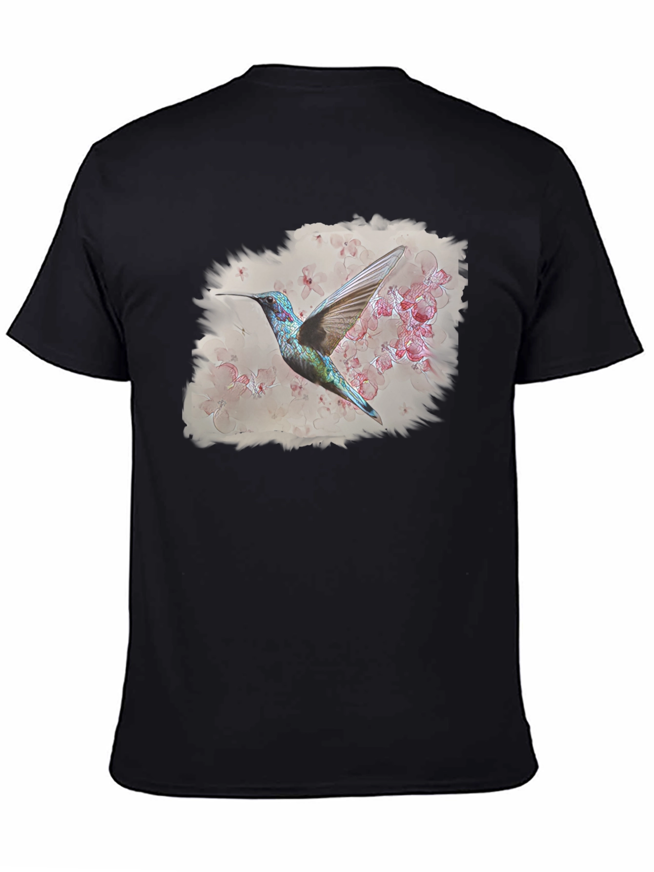 Hummingbird Floral Graphic T-Shirt