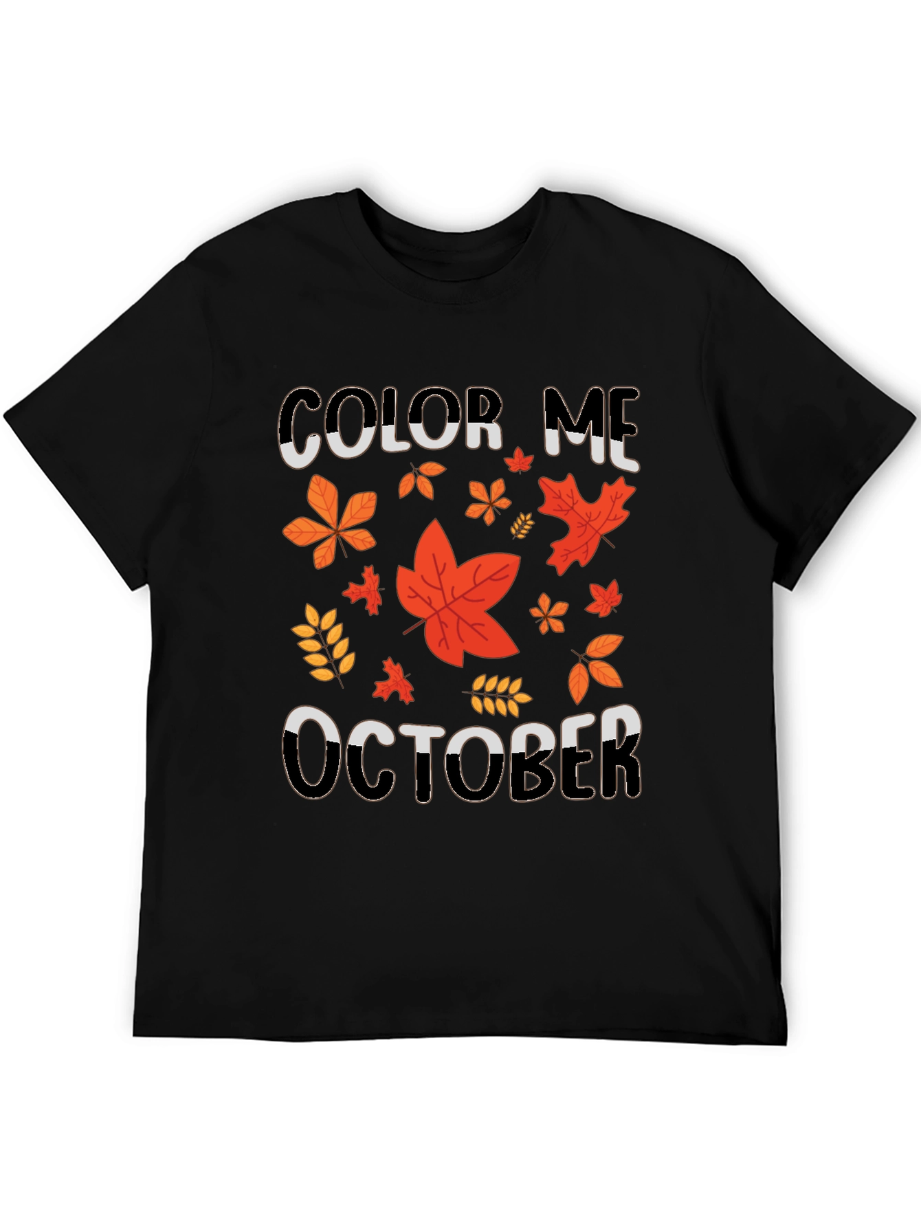 Color Me October Graphic T-Shirt