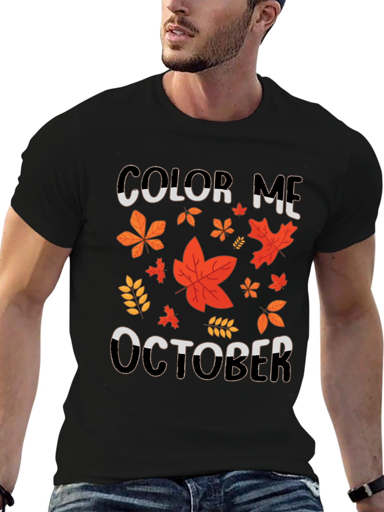 Color Me October Graphic T-Shirt