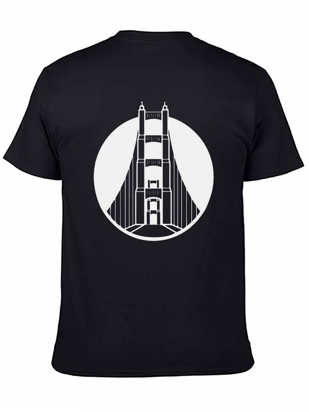 Golden Gate Bridge Graphic Tee - Black