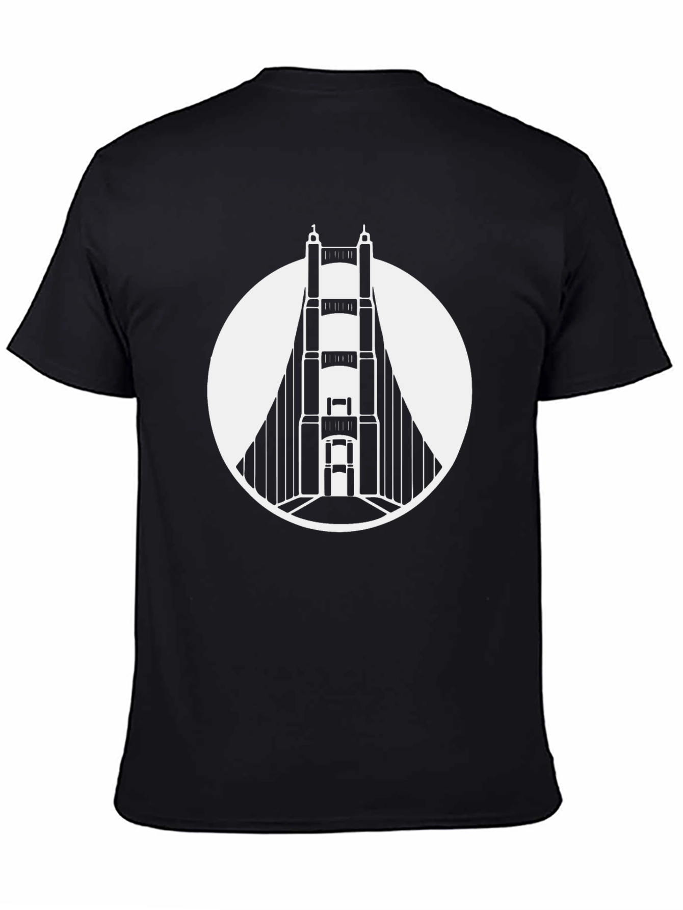 Golden Gate Bridge Graphic Tee - Black