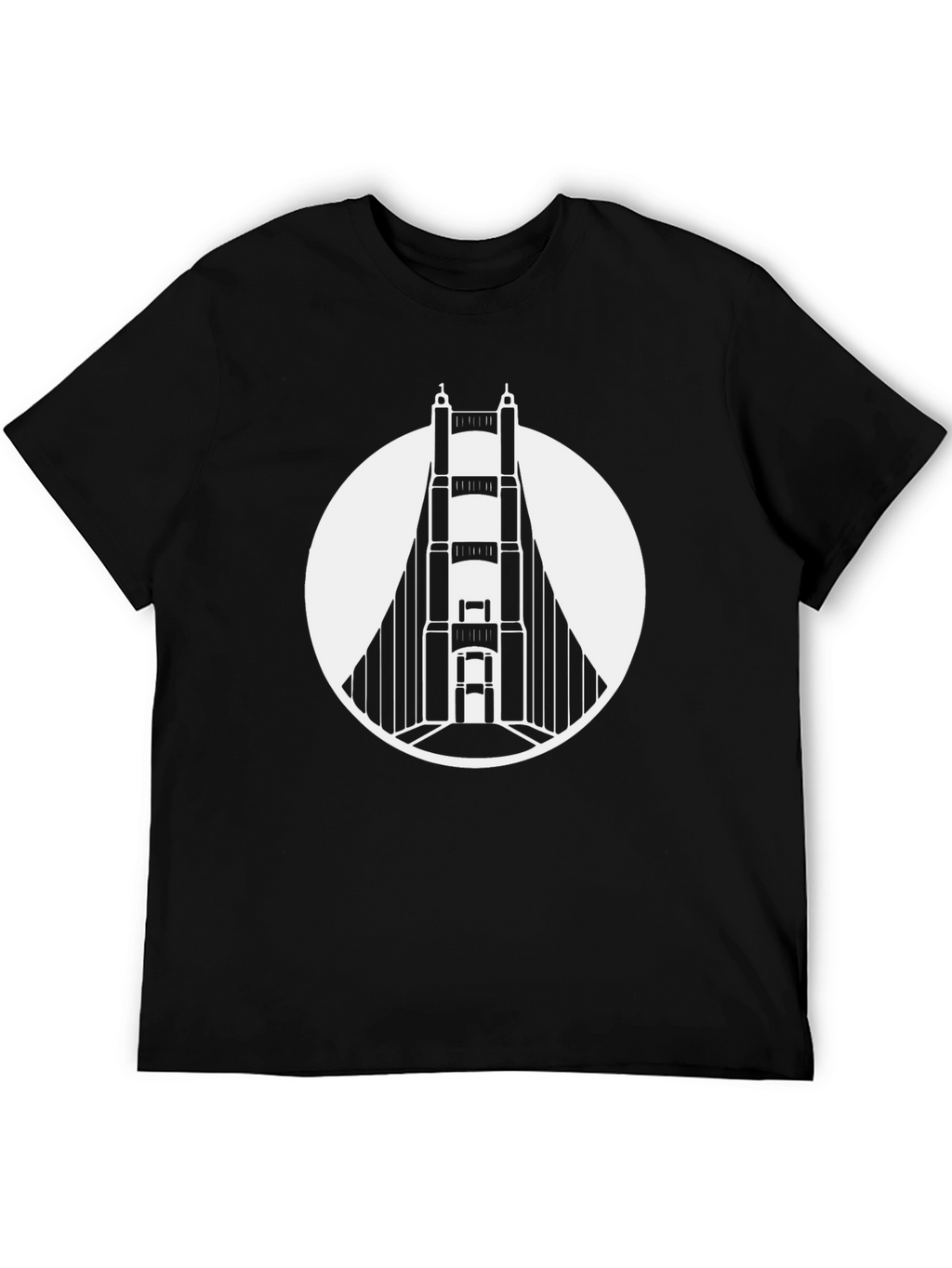 Golden Gate Bridge Graphic Tee - Black