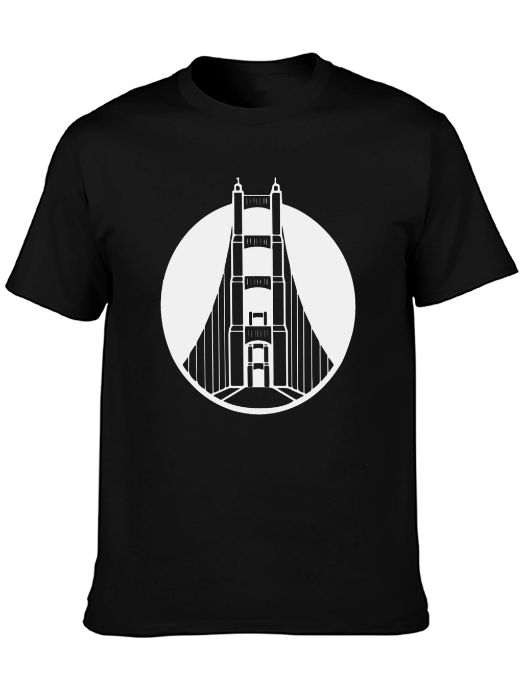 Golden Gate Bridge Graphic Tee - Black
