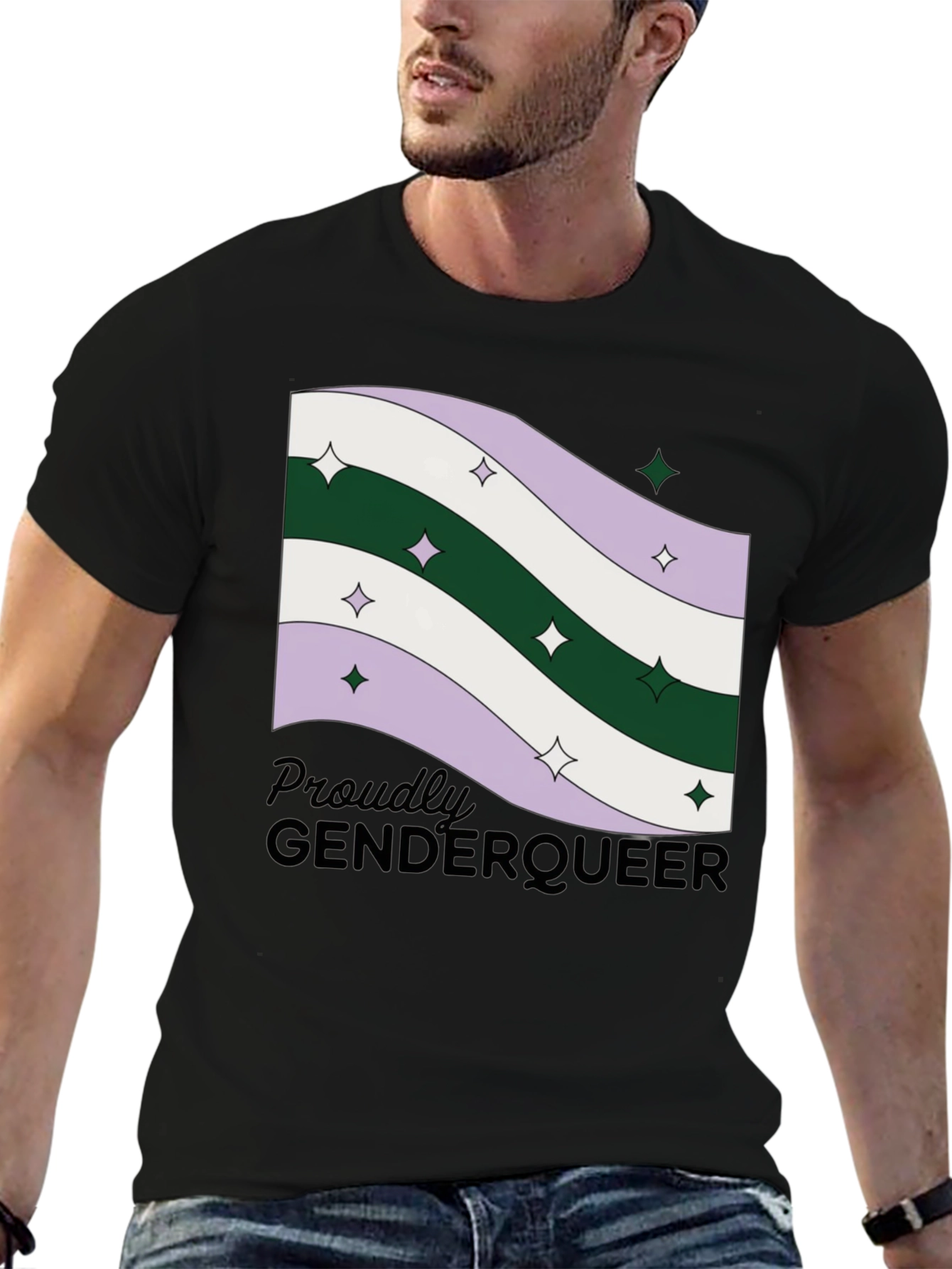 Genderqueer Pride Flag T-Shirt