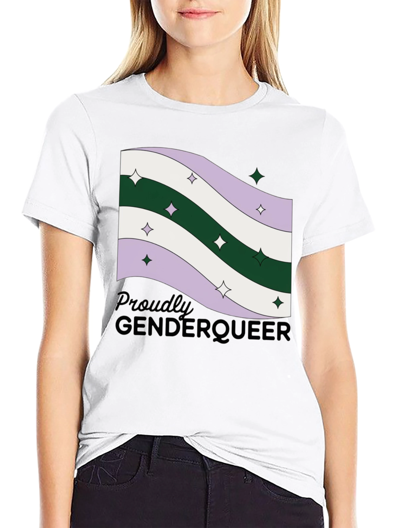 Genderqueer Pride Flag T-Shirt