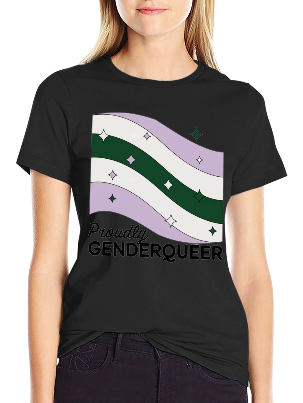 Genderqueer Pride Flag T-Shirt