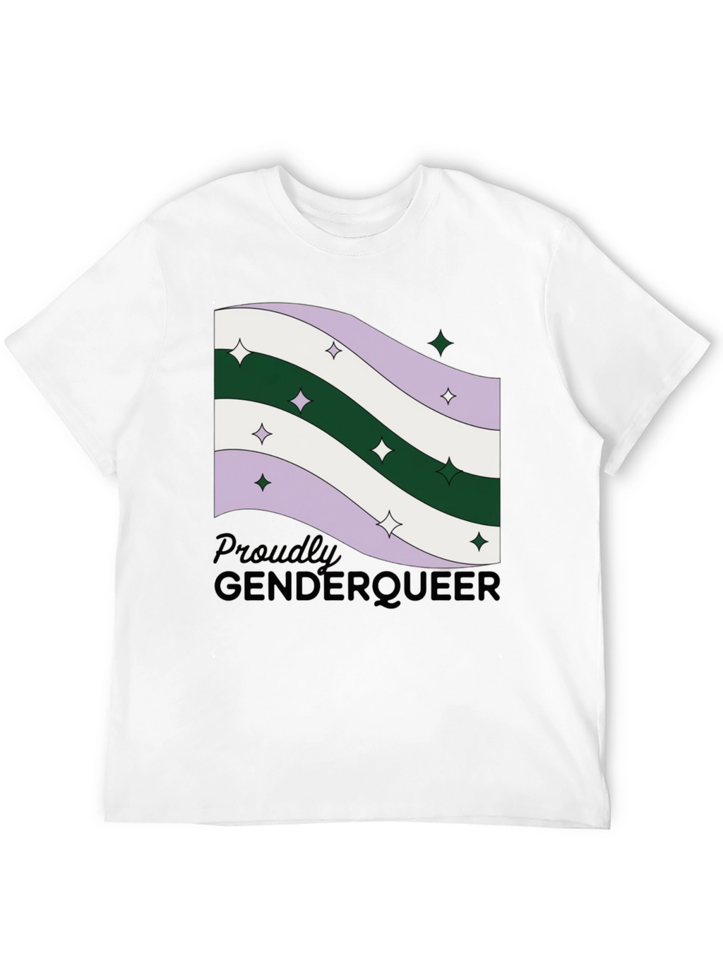 Genderqueer Pride Flag T-Shirt