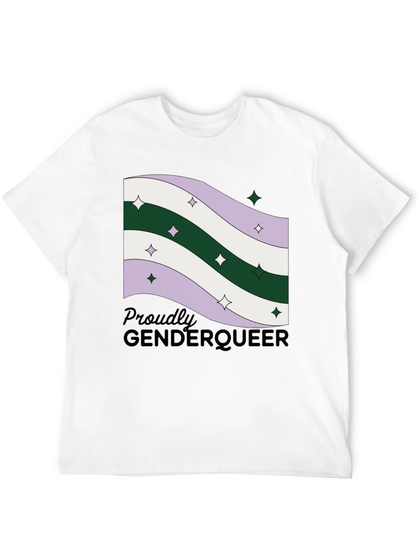 Genderqueer Pride Flag T-Shirt