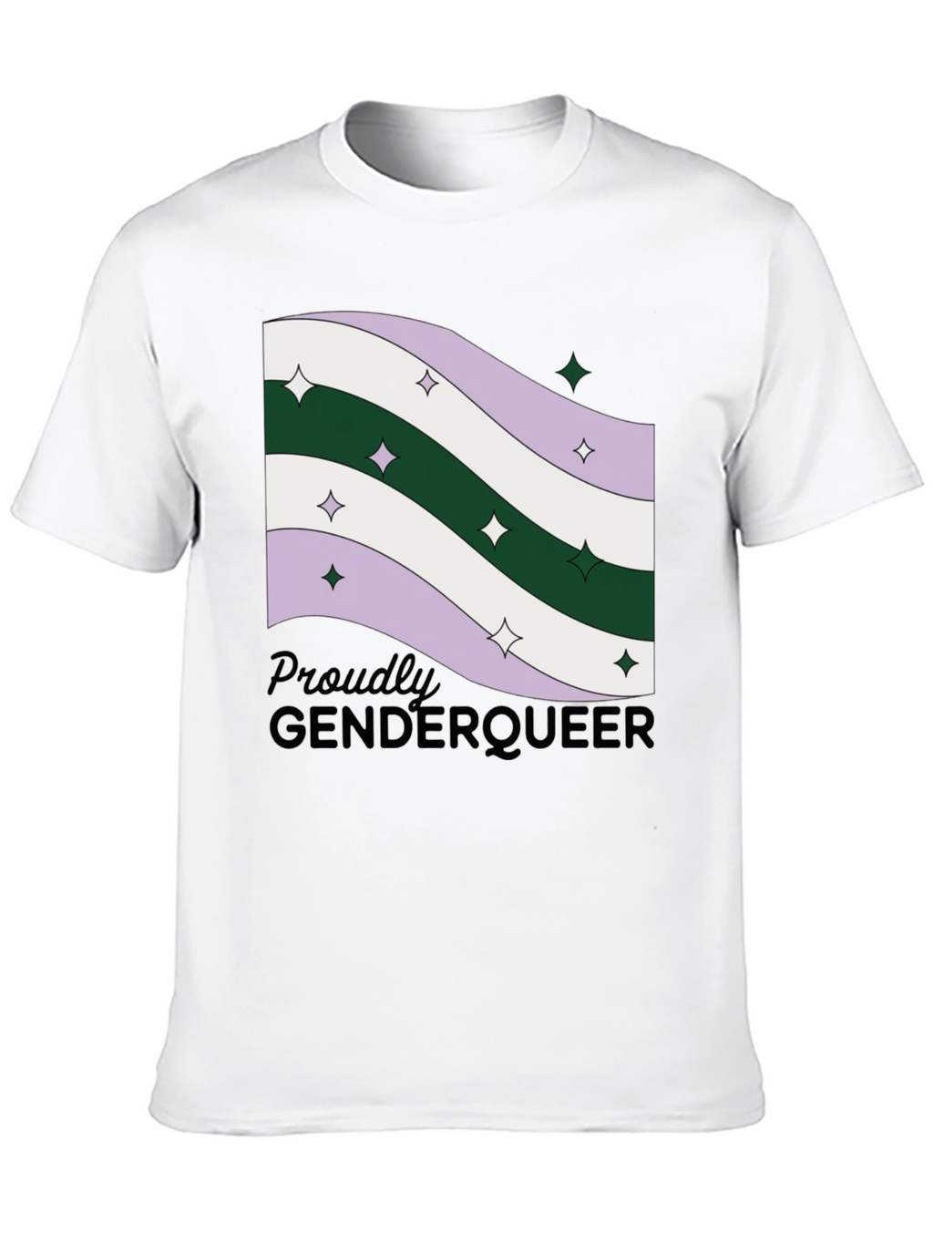 Genderqueer Pride Flag T-Shirt