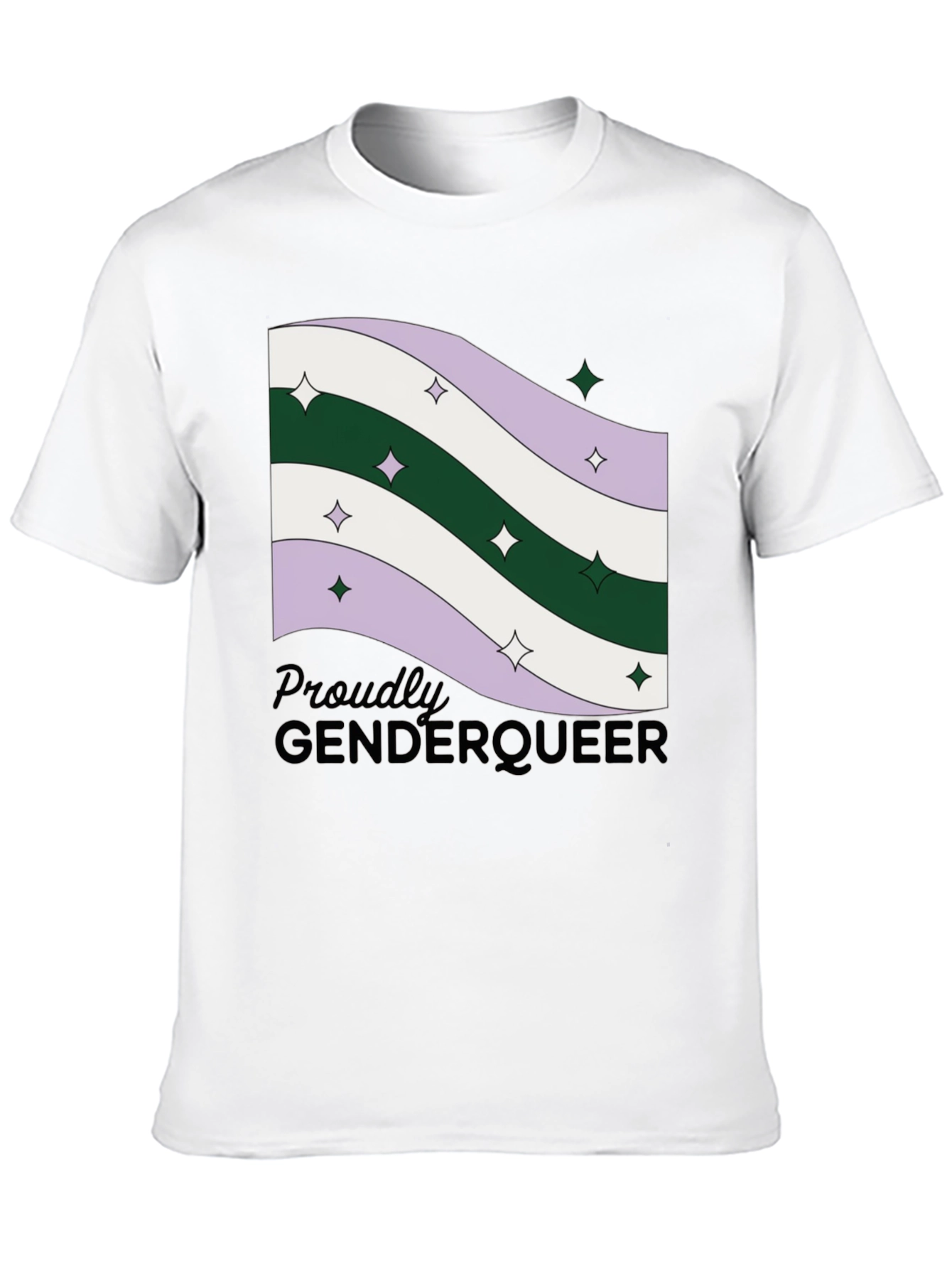 Genderqueer Pride Flag T-Shirt