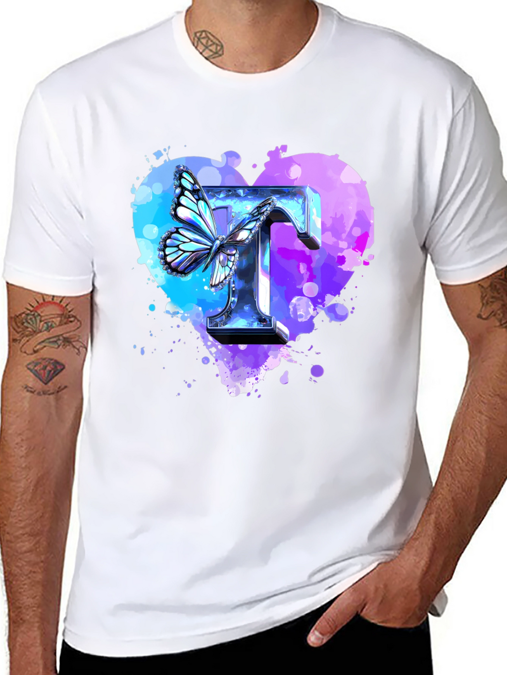 Butterfly T Heart Graphic Tee