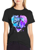 Butterfly T Heart Graphic Tee