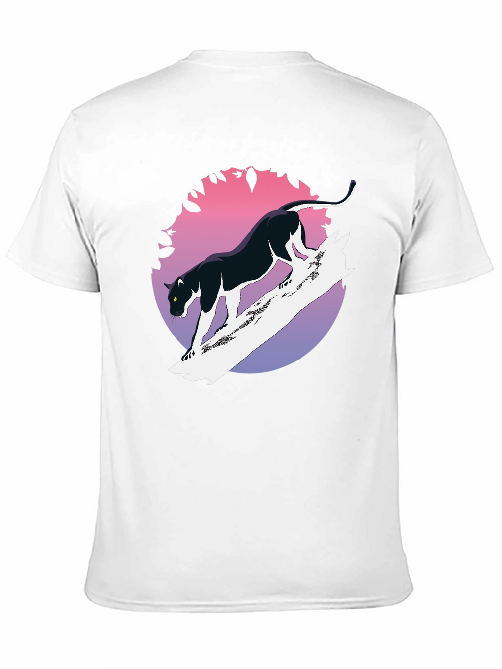 Black Panther Graphic Tee - Retro Style