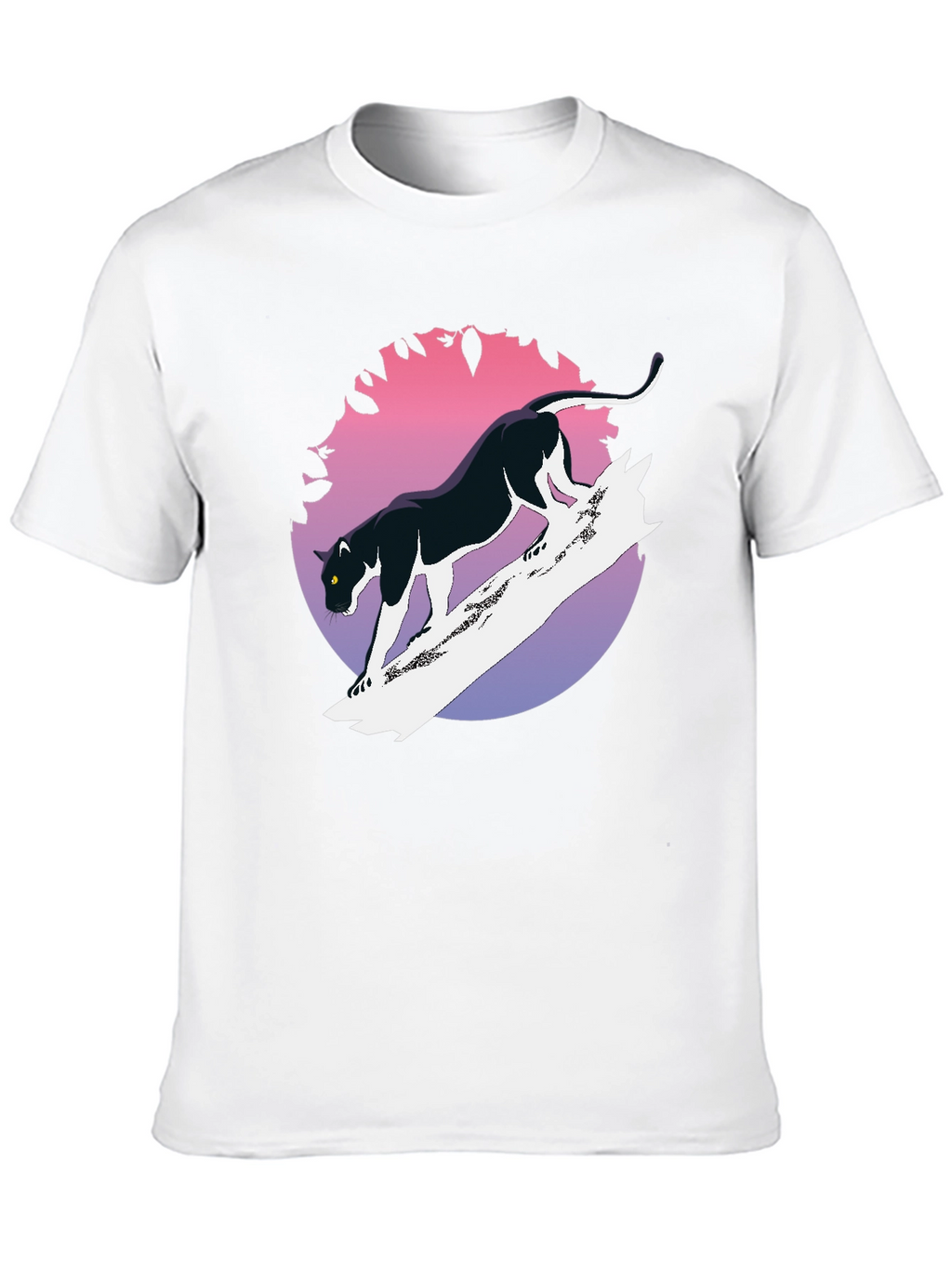 Black Panther Graphic Tee - Retro Style