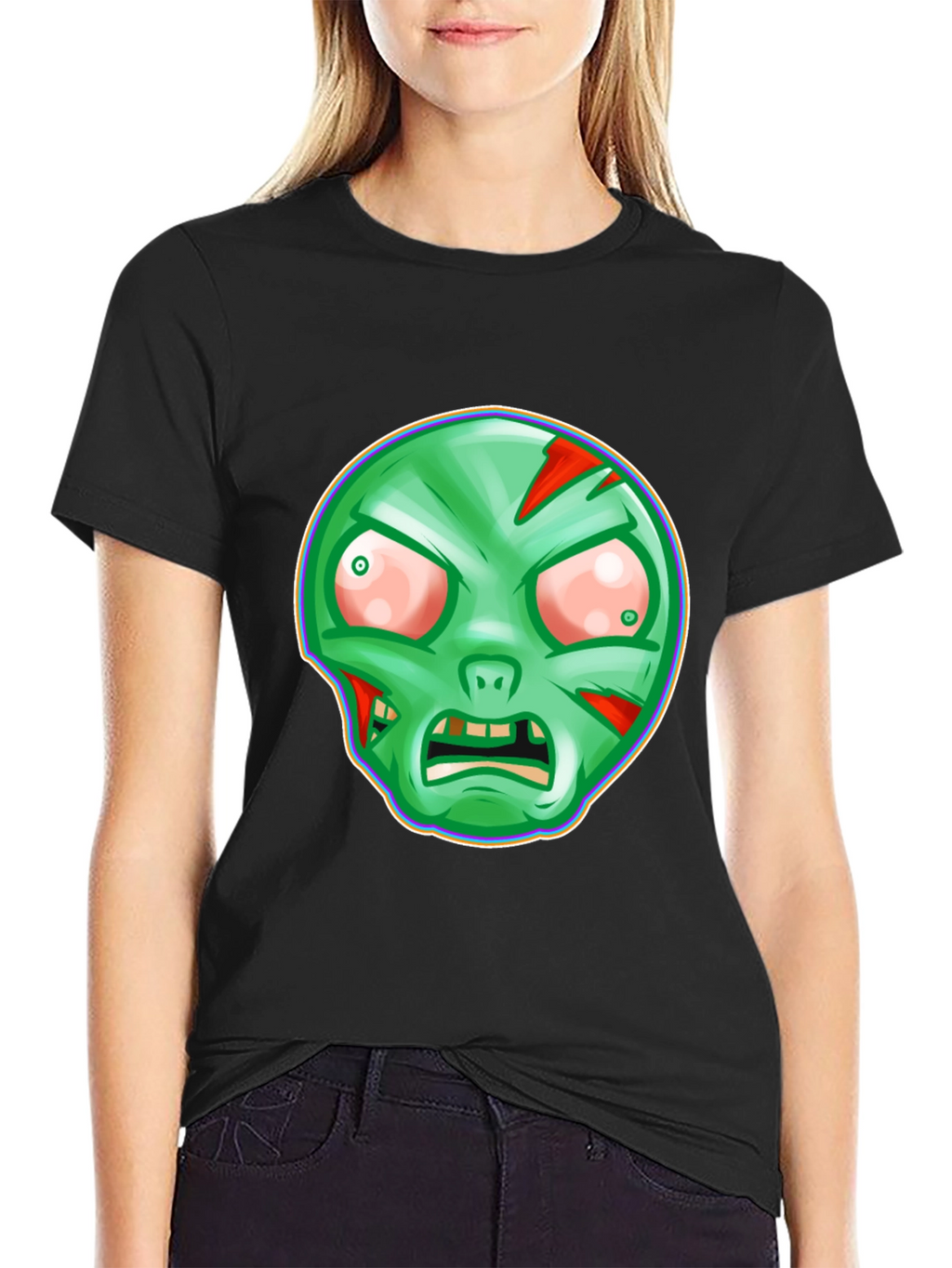 Zombie Graphic T-Shirt - Spooky Halloween Tee