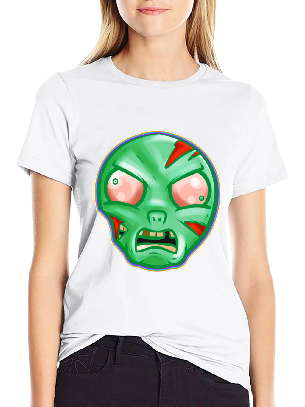 Zombie Graphic T-Shirt - Spooky Halloween Tee