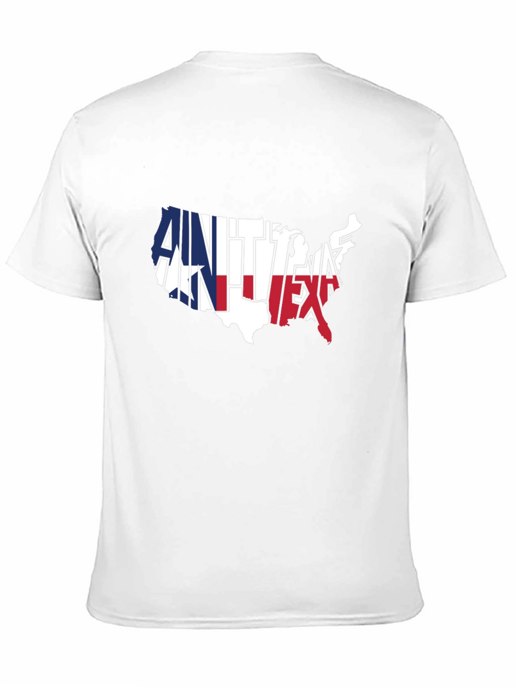 USA Map Texas Pride Graphic T-Shirt
