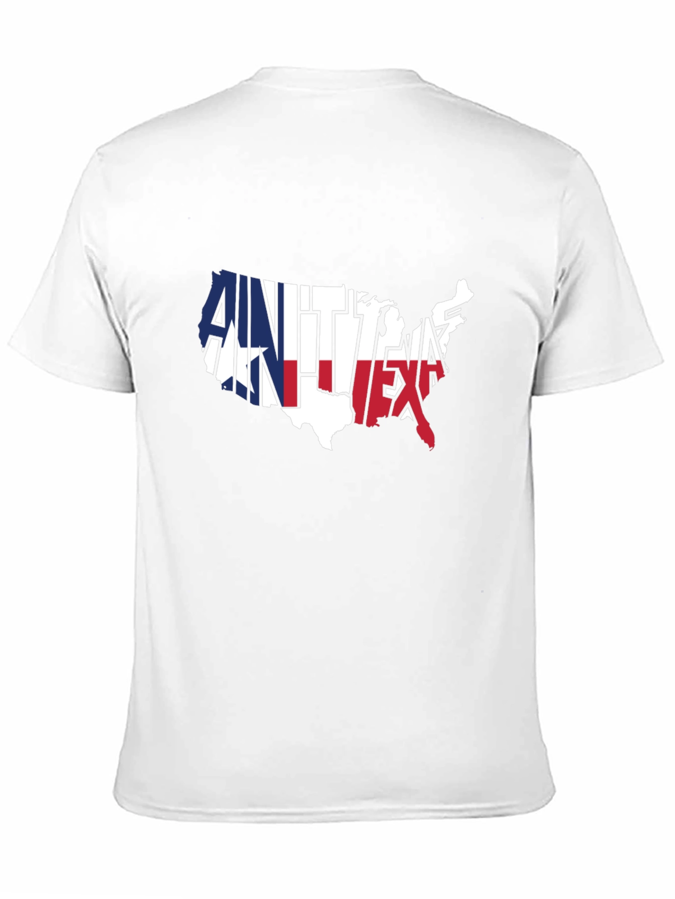 USA Map Texas Pride Graphic T-Shirt