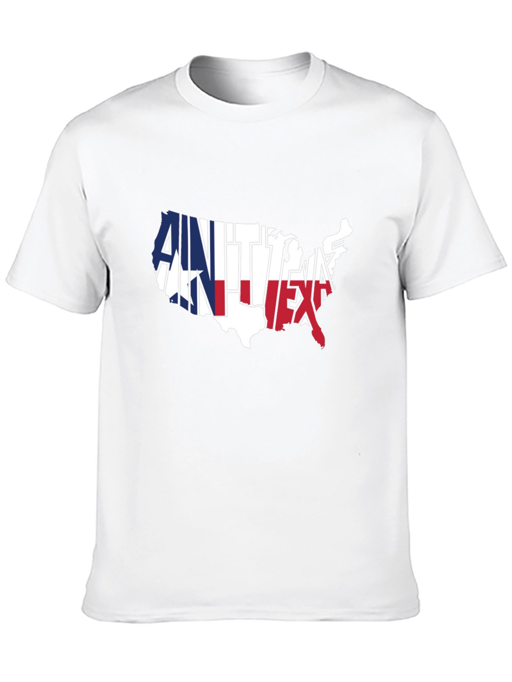 USA Map Texas Pride Graphic T-Shirt