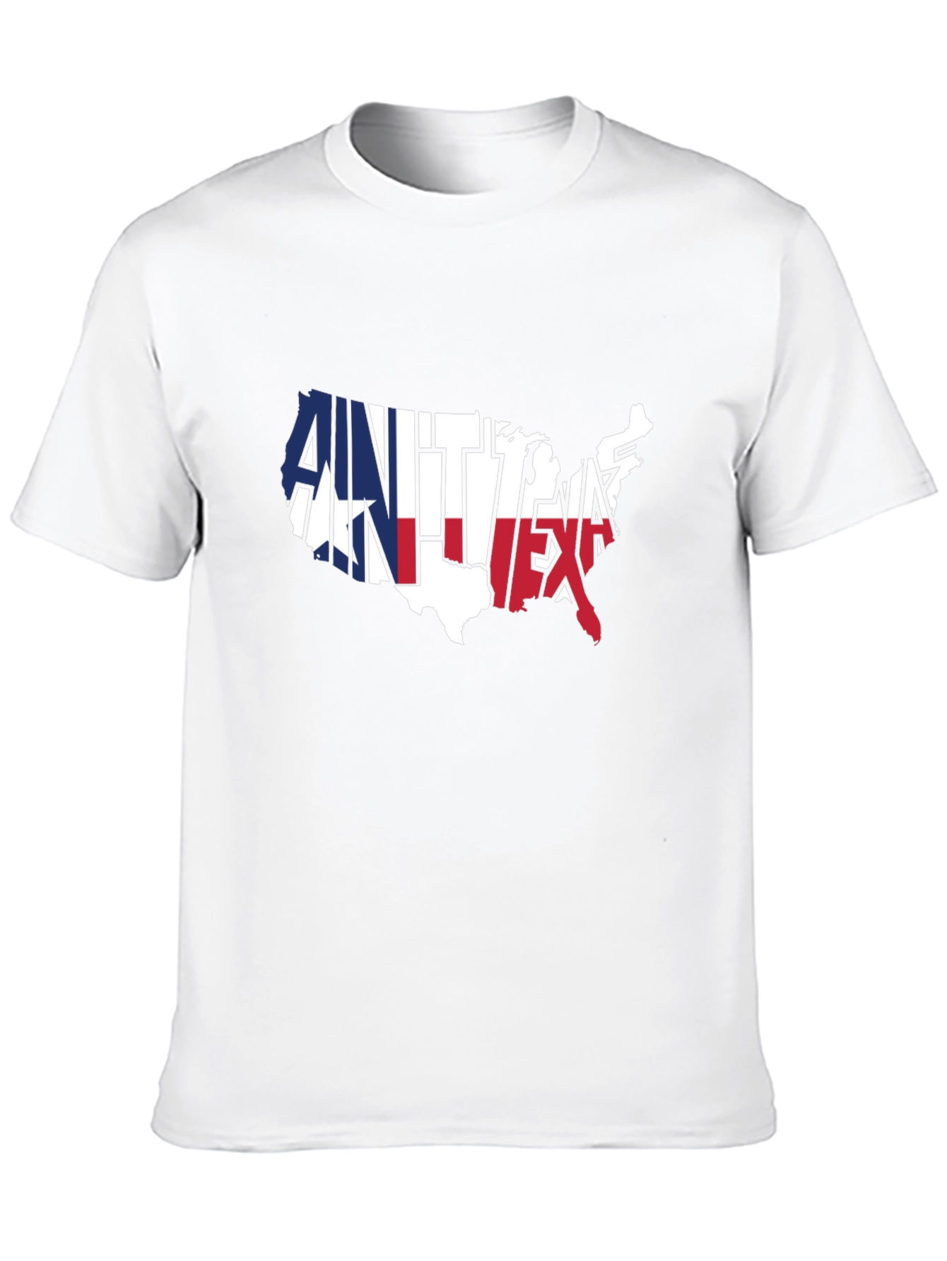 USA Map Texas Pride Graphic T-Shirt