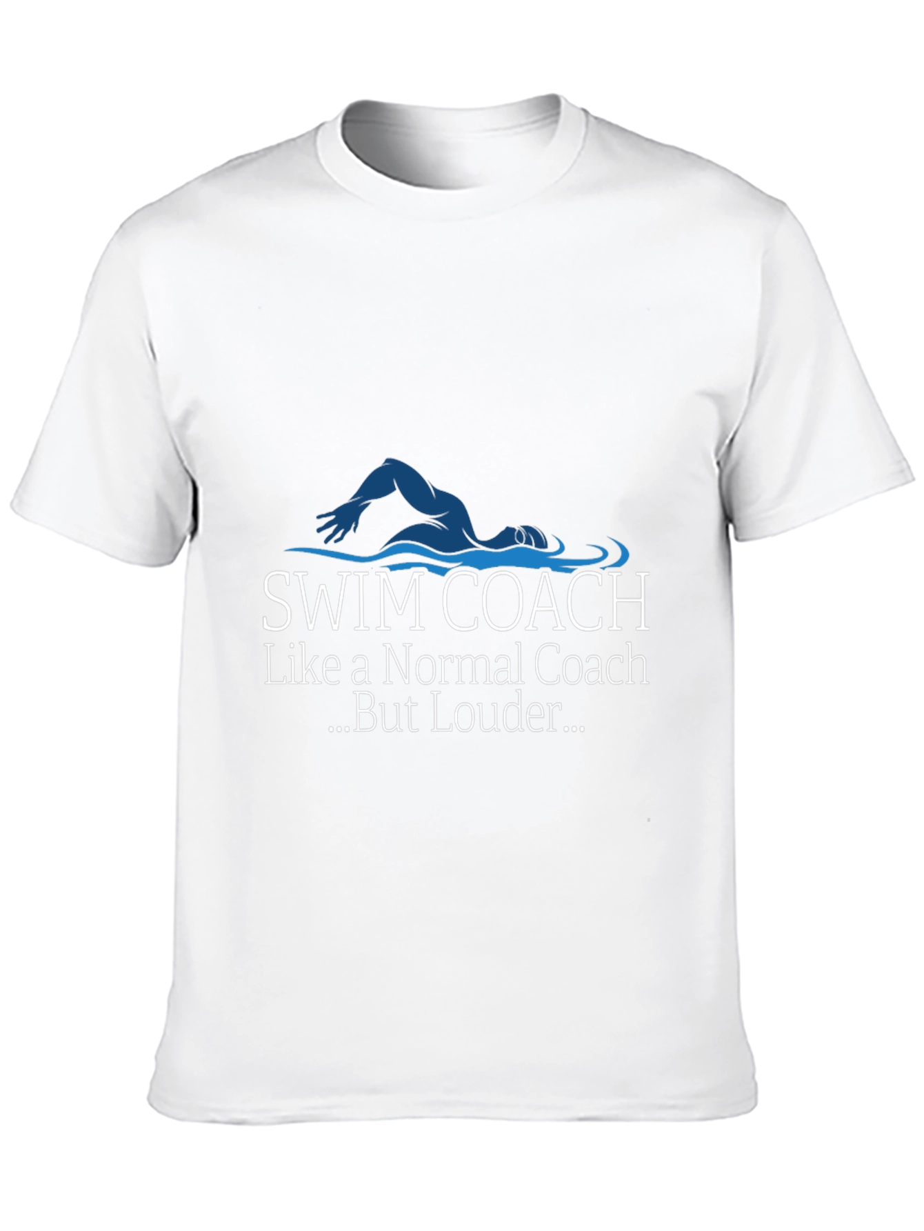 Swim Coach Graphic T-Shirt - Loud Edition