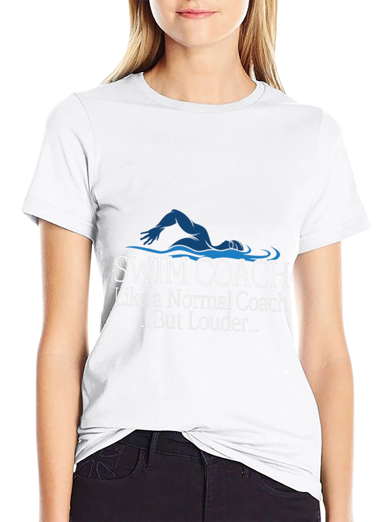 Swim Coach Graphic T-Shirt - Loud Edition