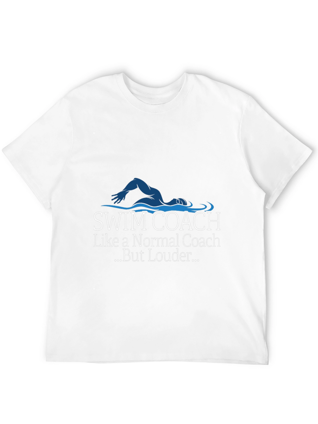Swim Coach Graphic T-Shirt - Loud Edition