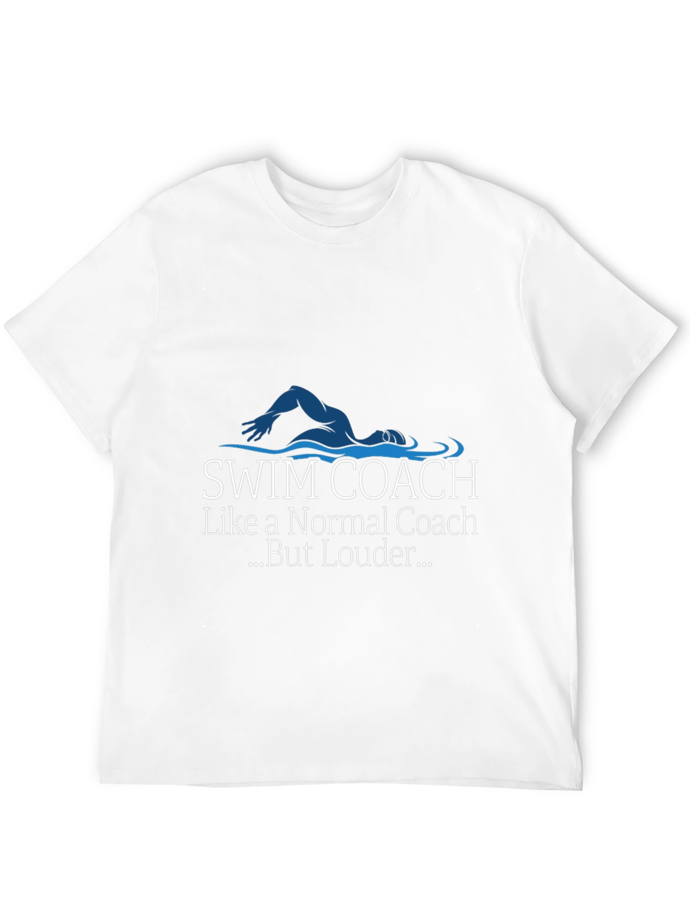 Swim Coach Graphic T-Shirt - Loud Edition