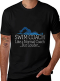 Swim Coach Graphic T-Shirt - Loud Edition