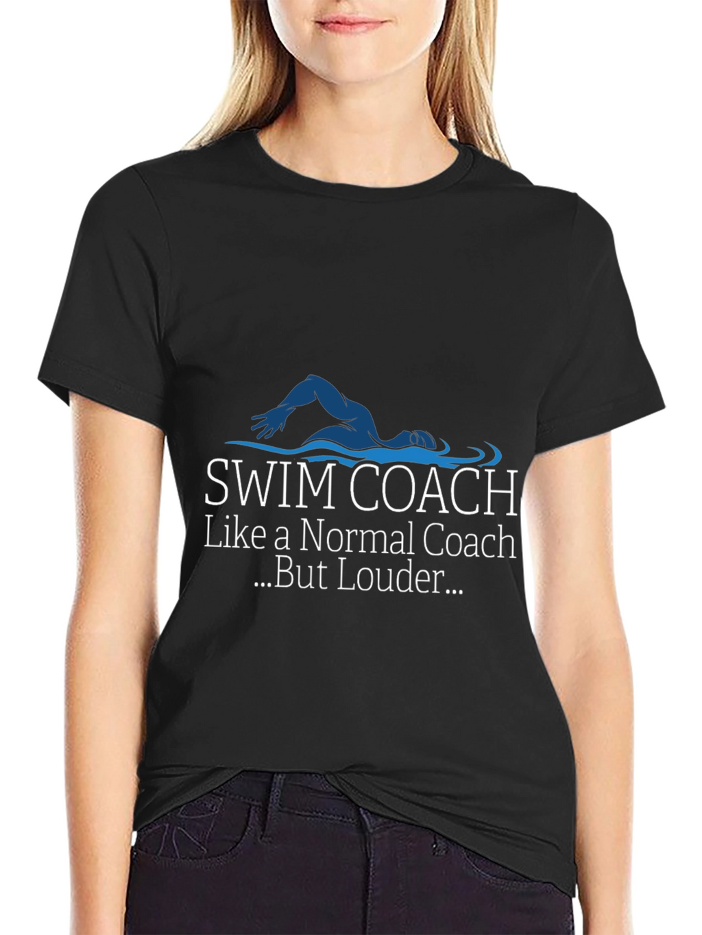 Swim Coach Graphic T-Shirt - Loud Edition