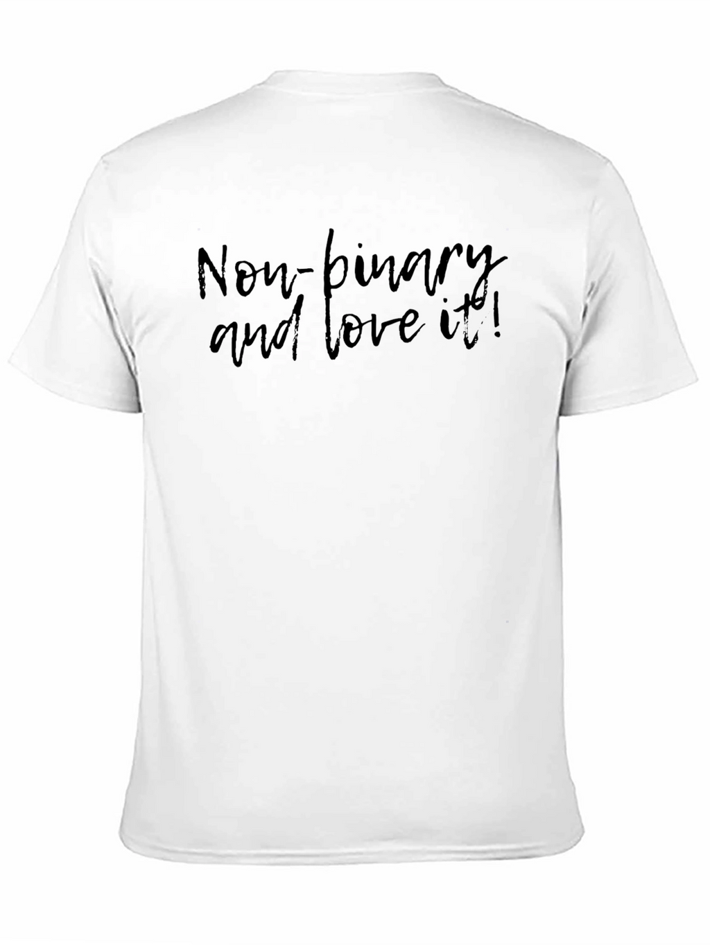 Non-Binary Pride Black Graphic T-Shirt