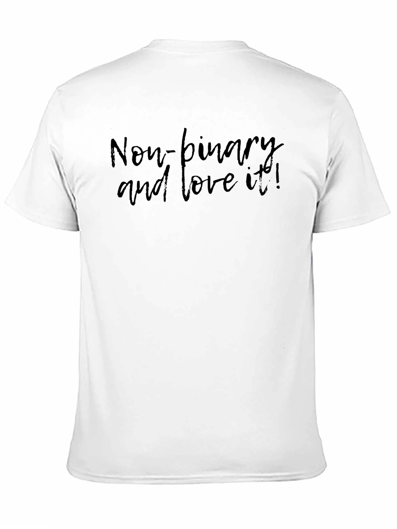 Non-Binary Pride Black Graphic T-Shirt