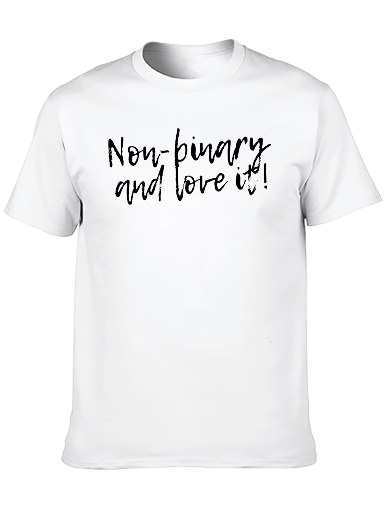 Non-Binary Pride Black Graphic T-Shirt